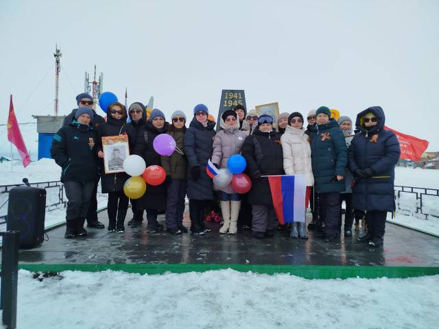 Торжественный митинг, посвященный Дню Победы..